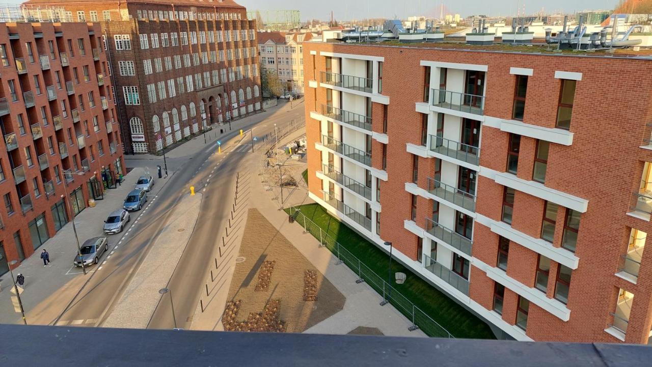 Walowa Apartament Gdaňsk Exteriér fotografie